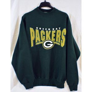 Vintage Green Bay Packers Pro Player Sweatshirt Size XL NFL Made in USA EUC